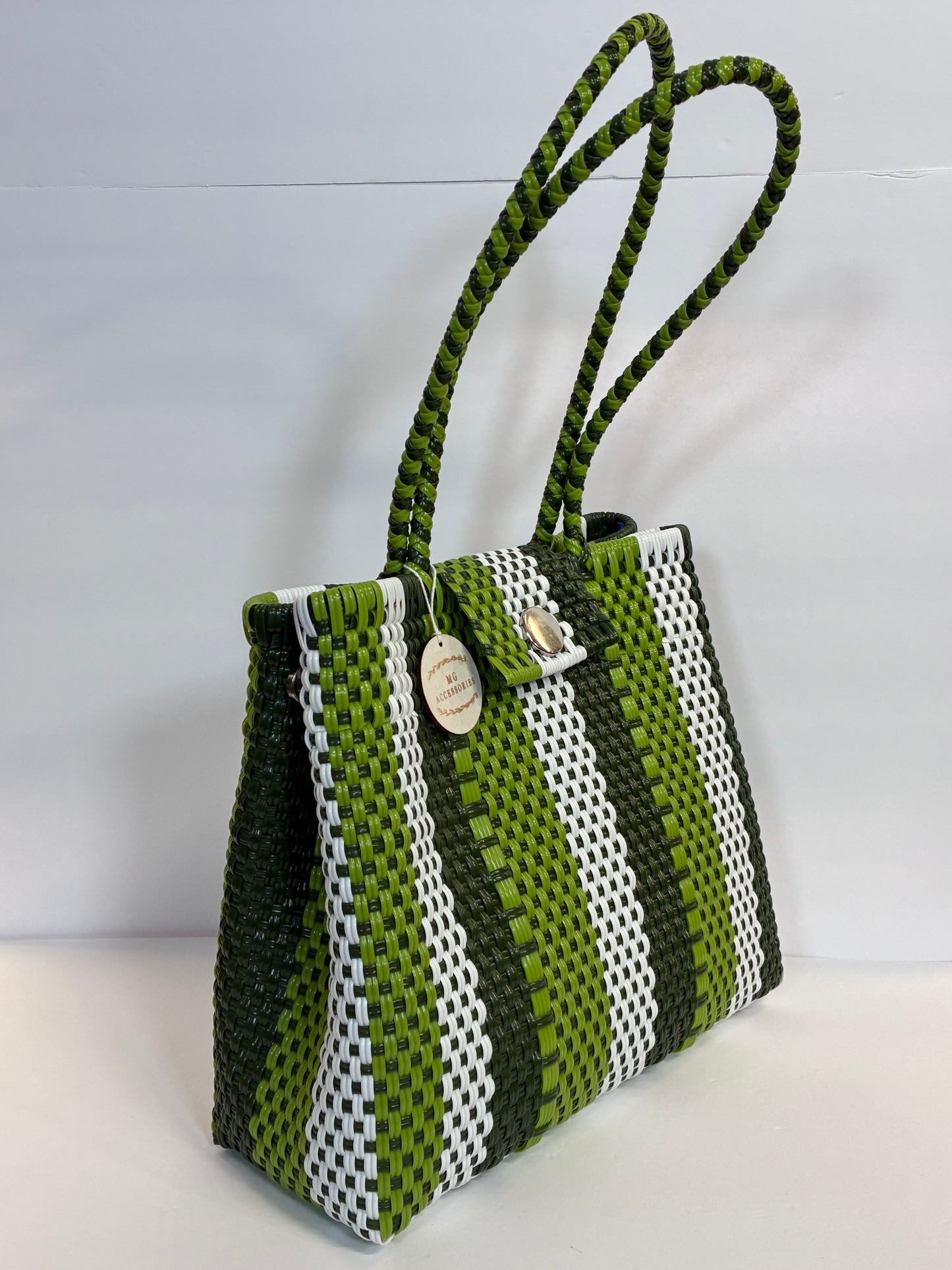 Bolsa María - Tote Artesanal de Plástico Reciclado