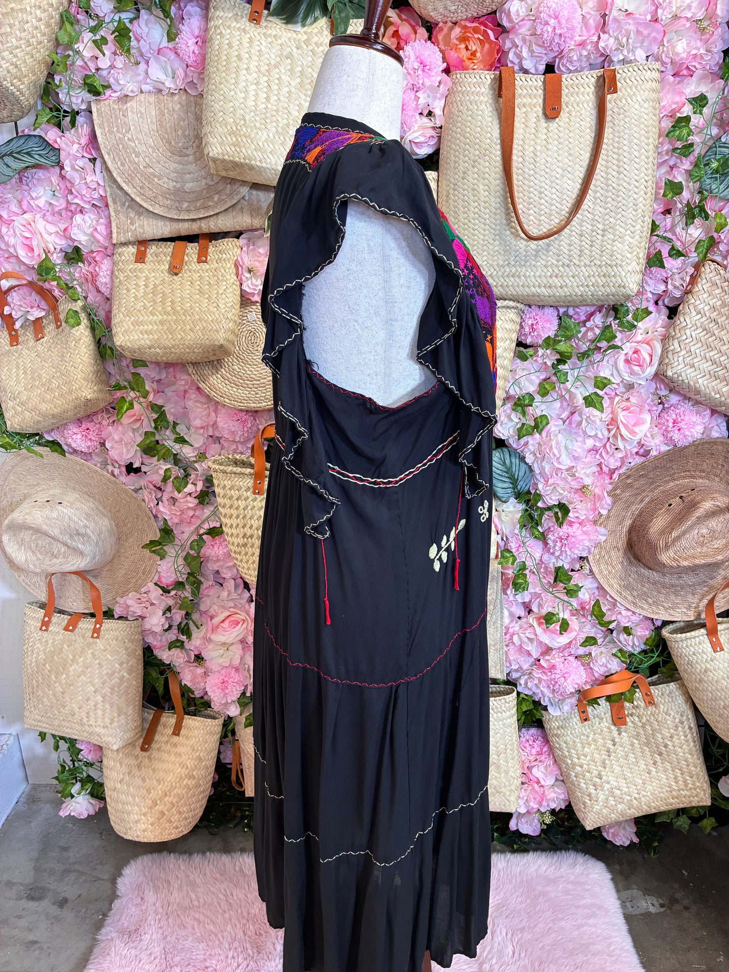 Vestido Bordado de Milpa