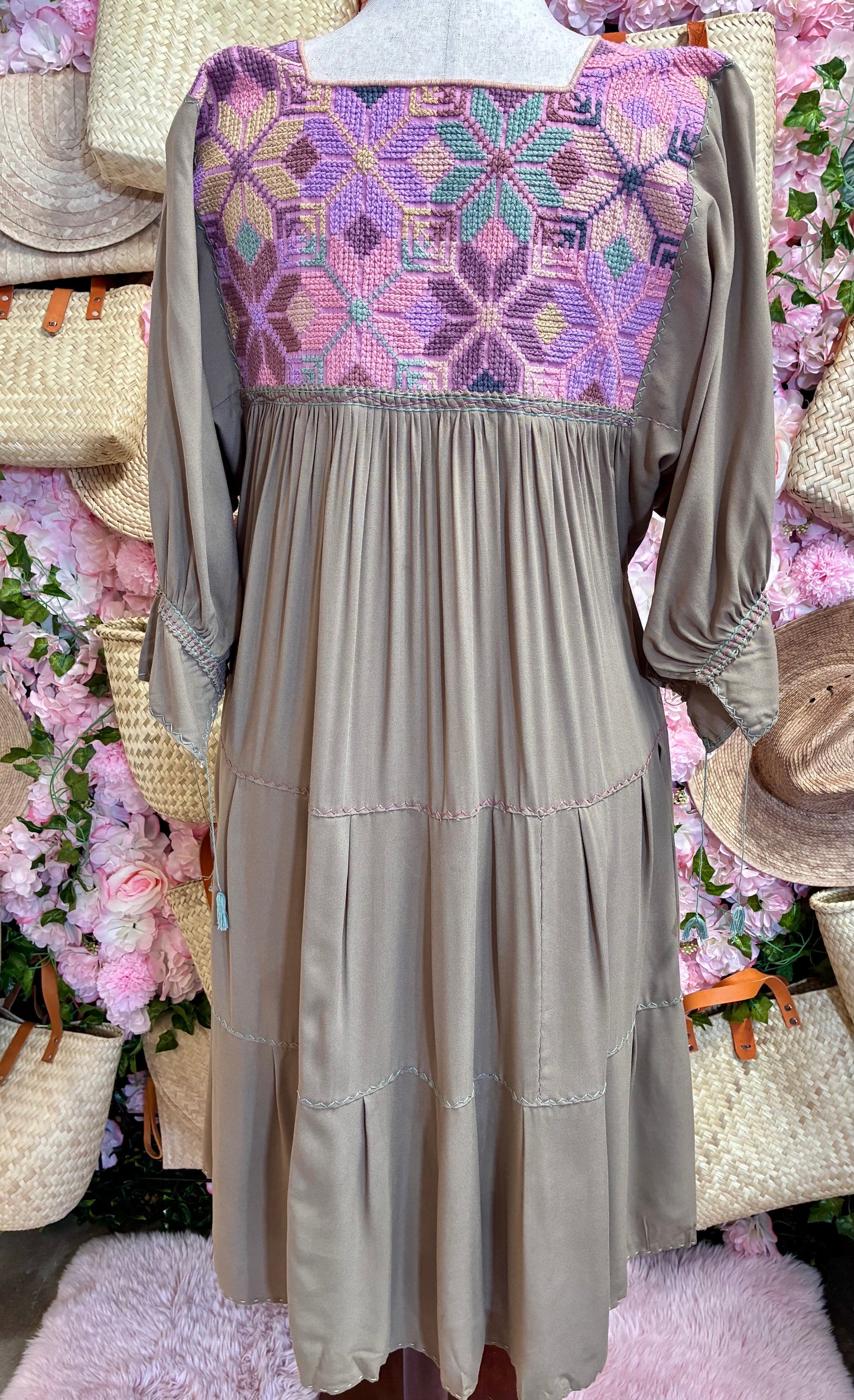 Vestido Punto de Cruz L
