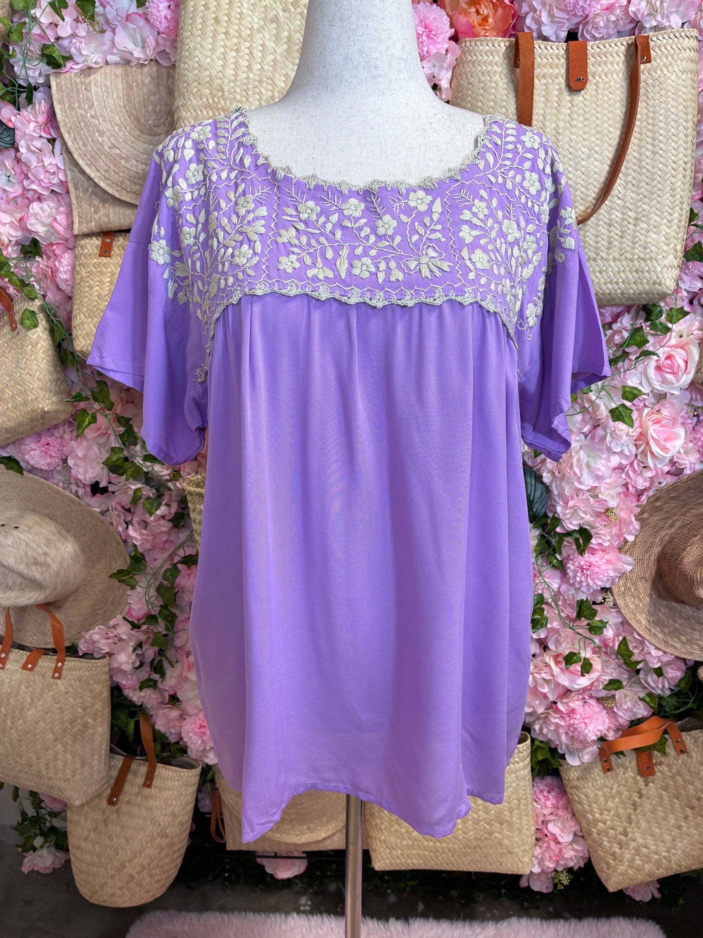 Blusa Bordada / Talla XL