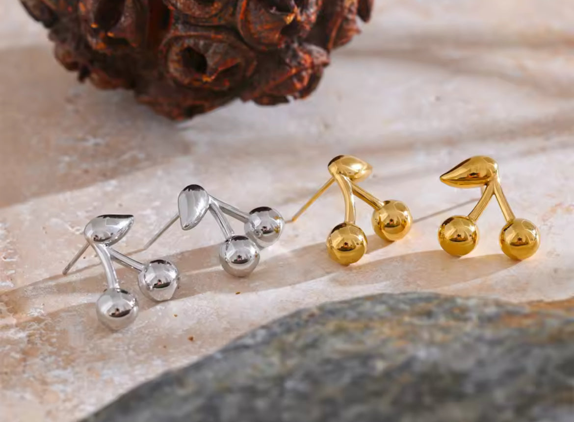 Aretes Cereza