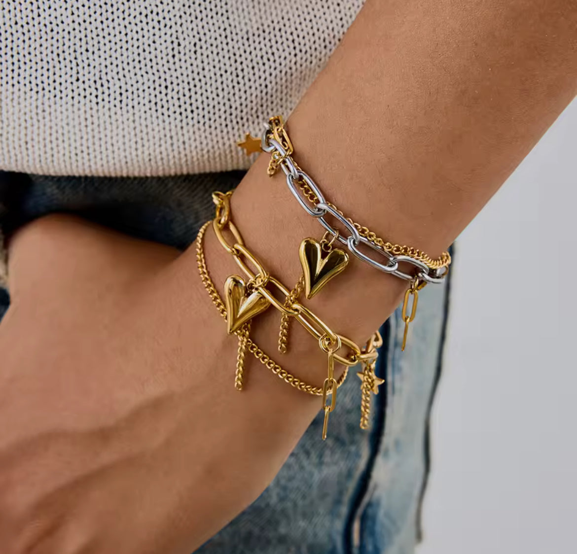 Brazalete Duo Corazón