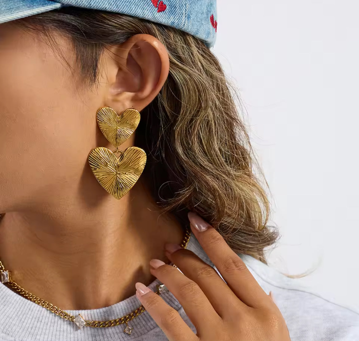 Aretes Maxi Corazones