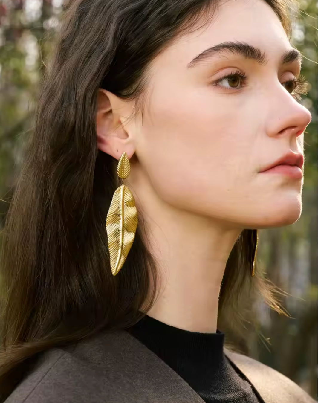 Aretes Hoja