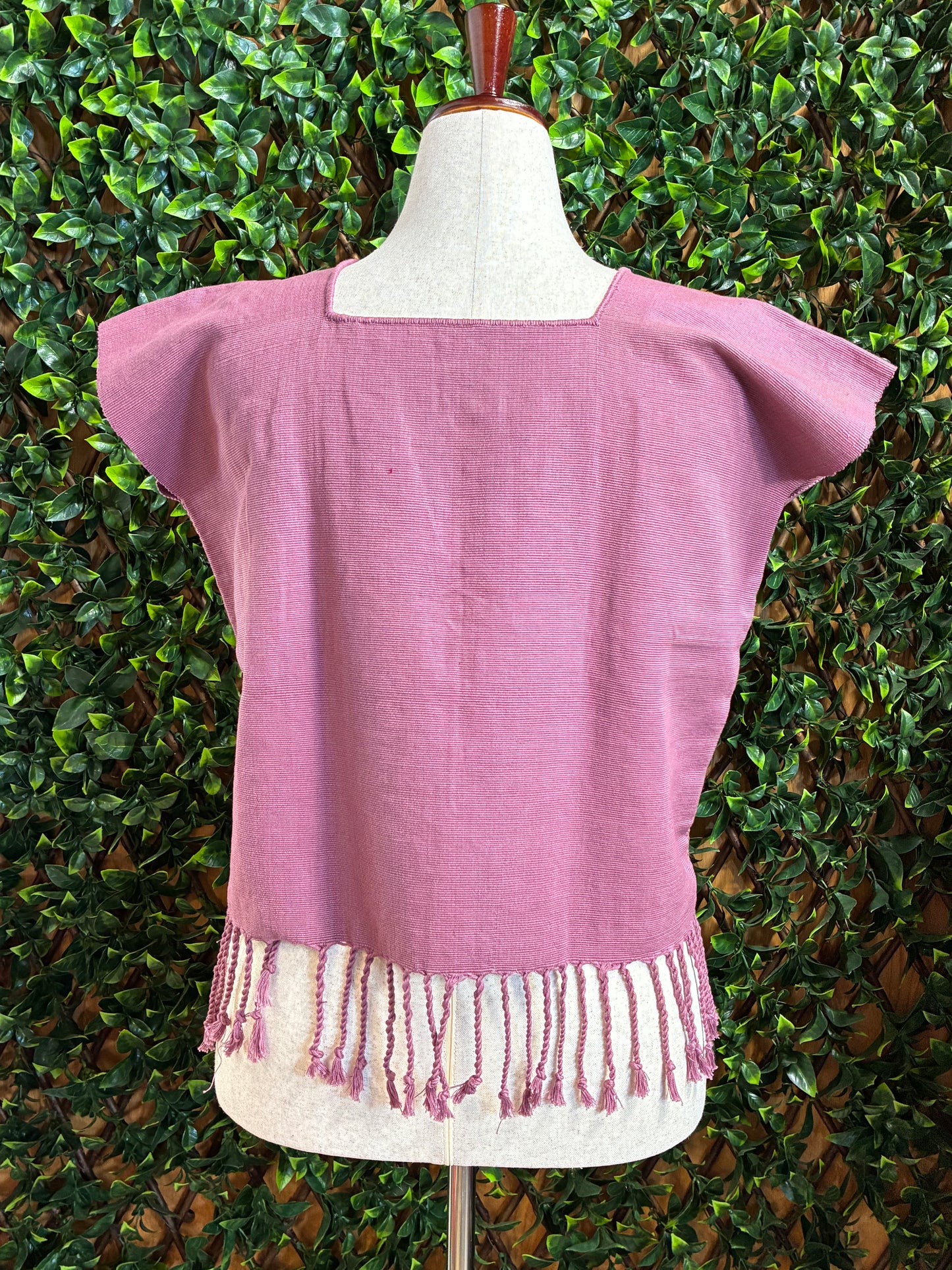 Blusa en Telar de Cintura & Bordado Rococó