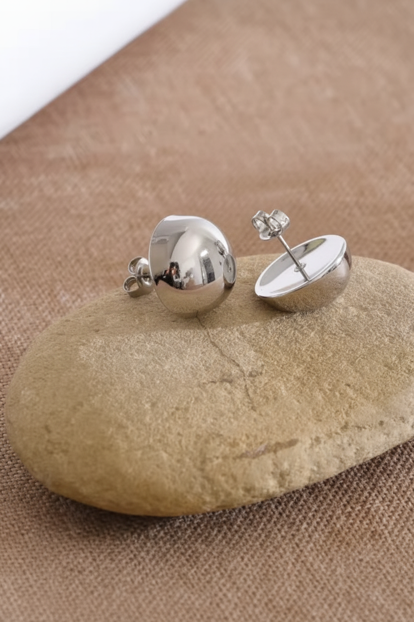 Aretes Bola Plata