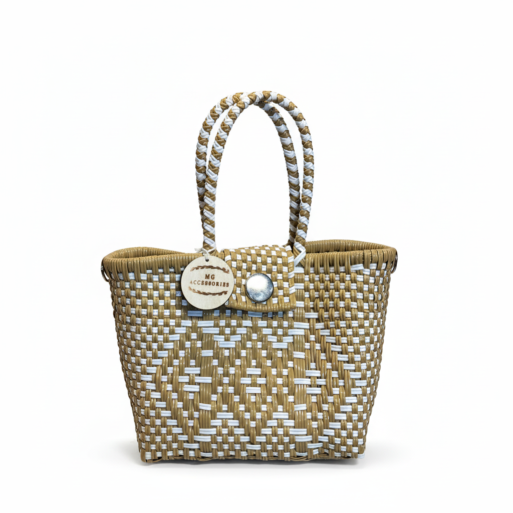 Bolsa Lolita verde olivo con fondo blanco