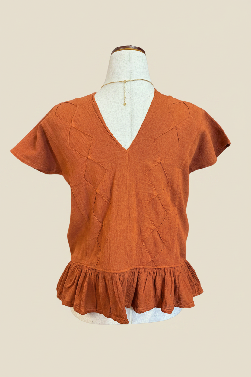 Blusa en Manta Corrugada