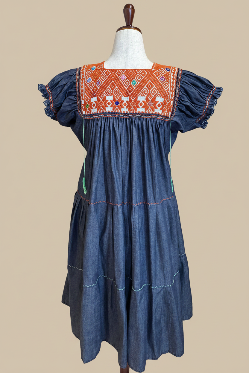 Vestido Bordado San Andrés