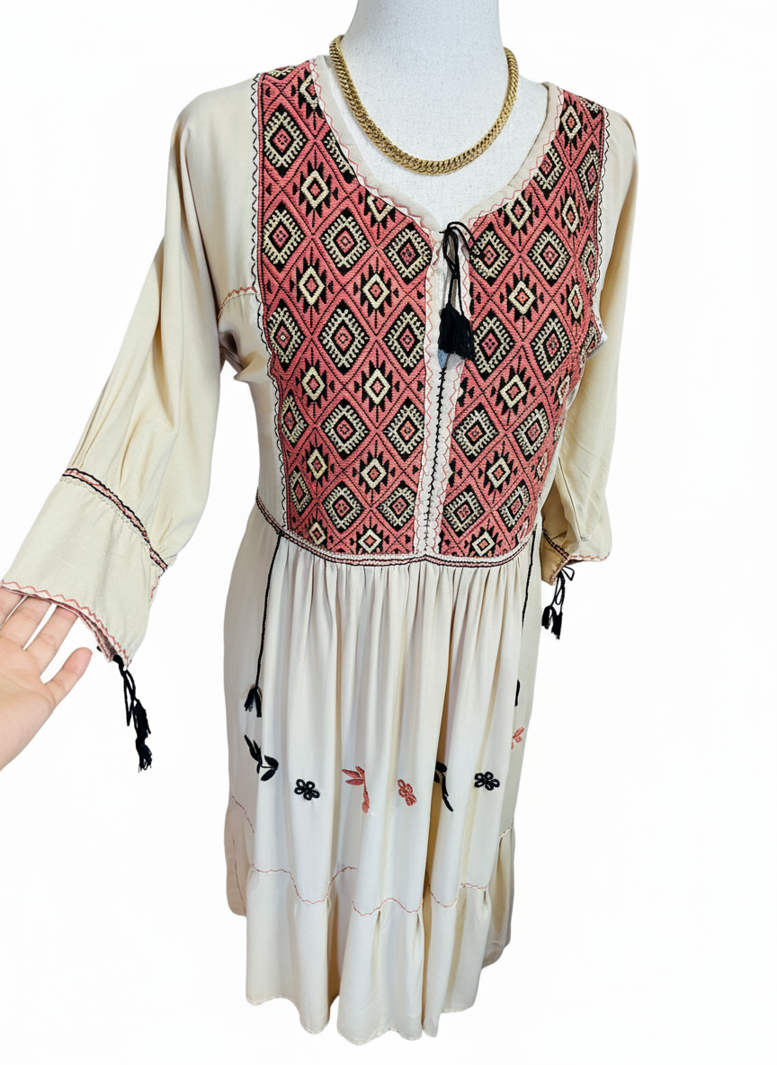 Vestido San Andrés Larrainzar - Imagen 1 con fondo blanco