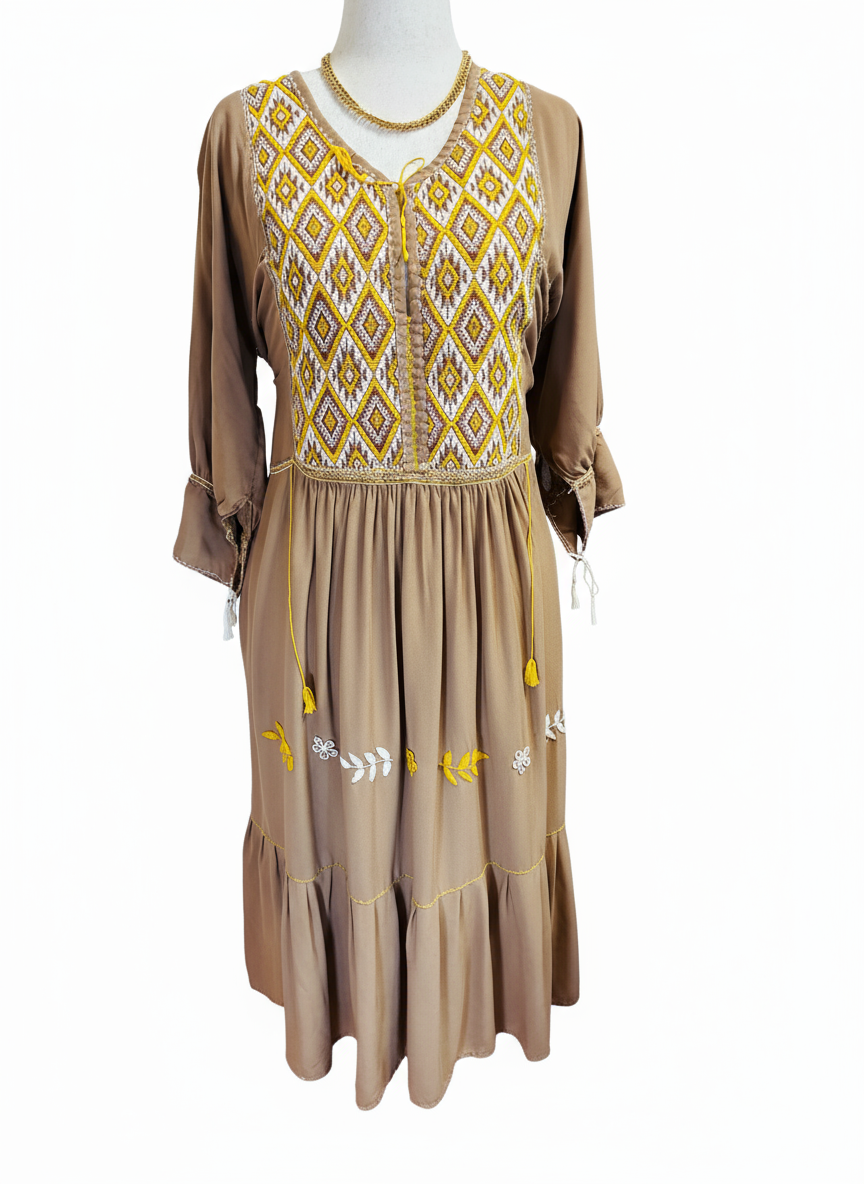 Vestido San Andrés Larrainzar - Imagen 2 con fondo blanco