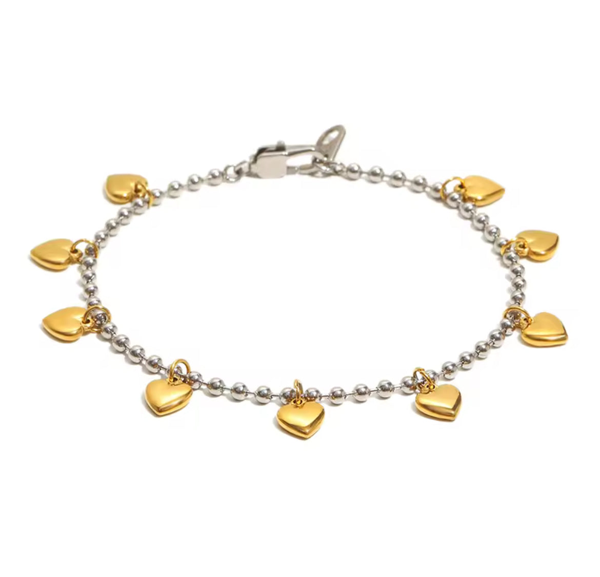 Pulsera Multicorazones