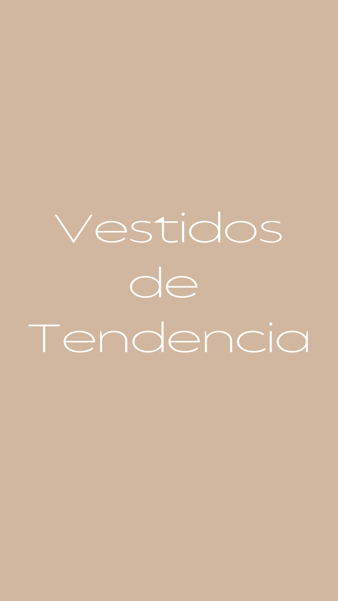 Vestidos de Tendencia