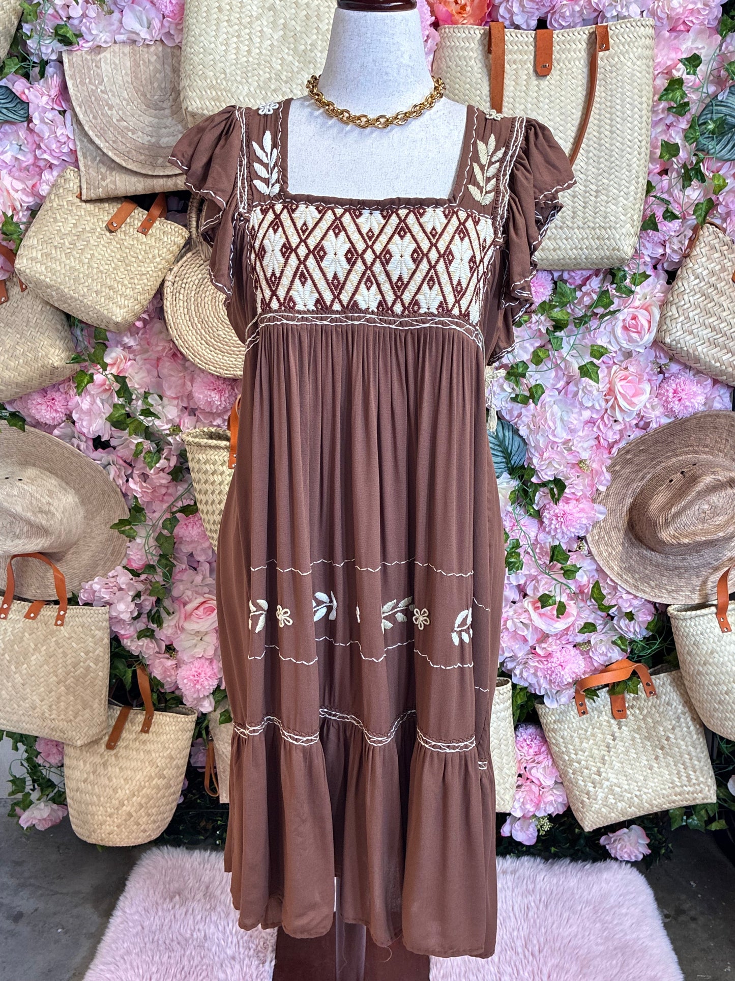 Vestido San Andrés en rayón / L