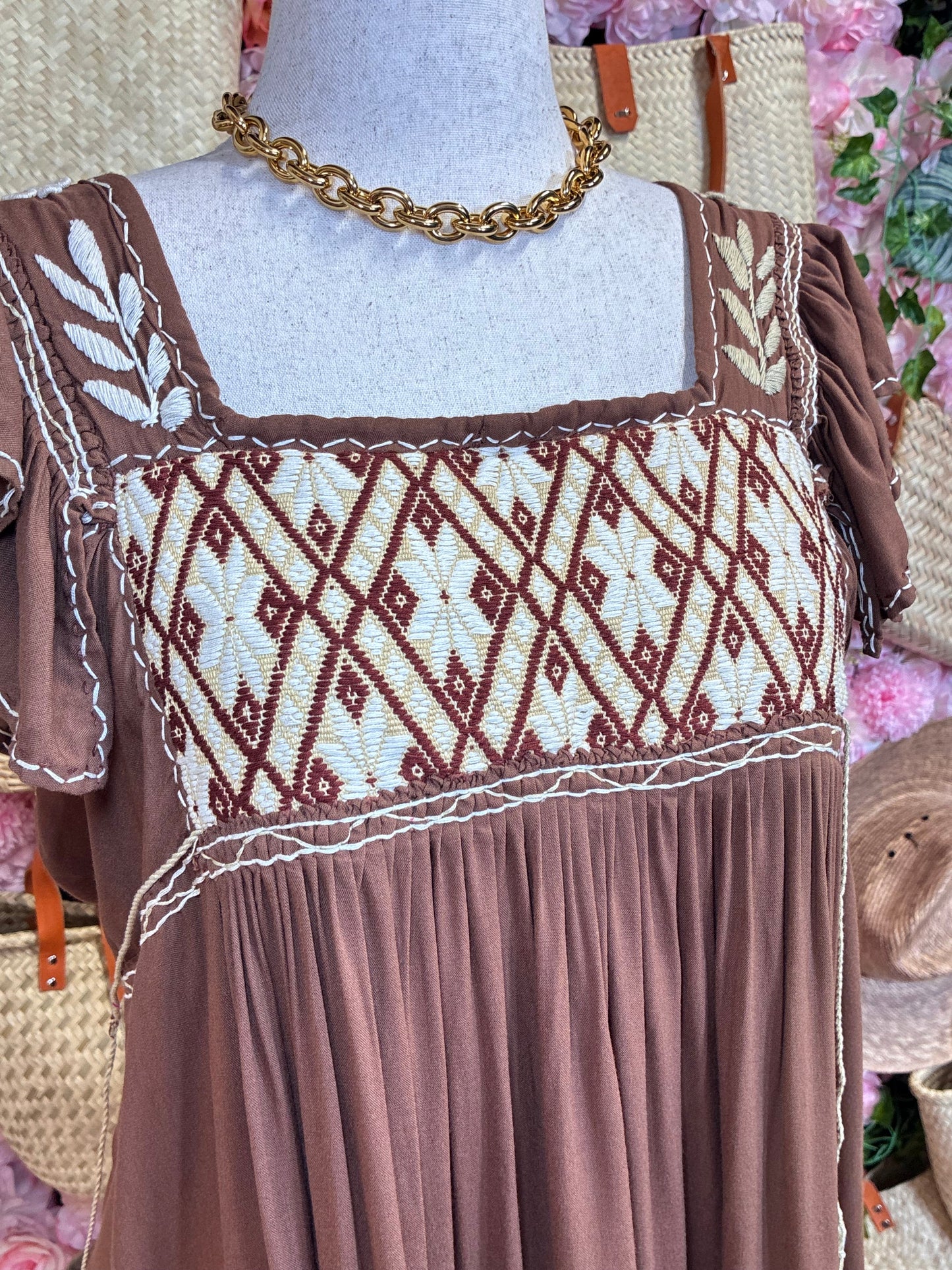 Vestido San Andrés en rayón / L