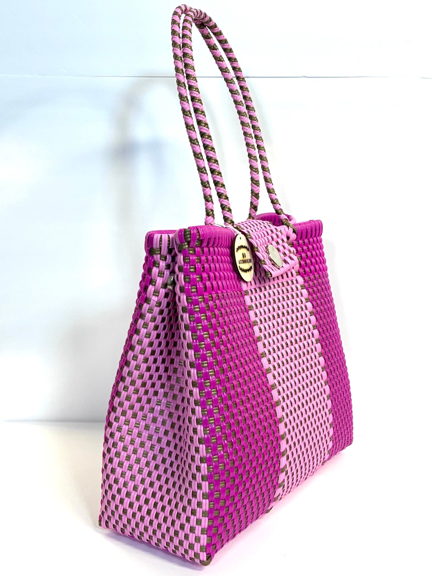 Bolsa María - Tote Artesanal de Plástico Reciclado