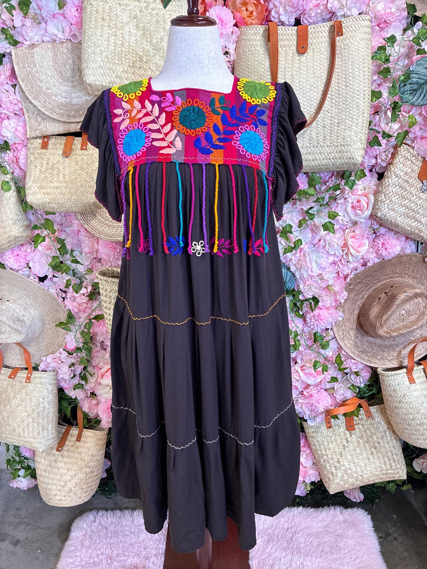 Vestido Bordado Rococó