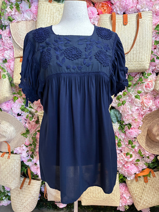 Blusa Bordado Rococó XL