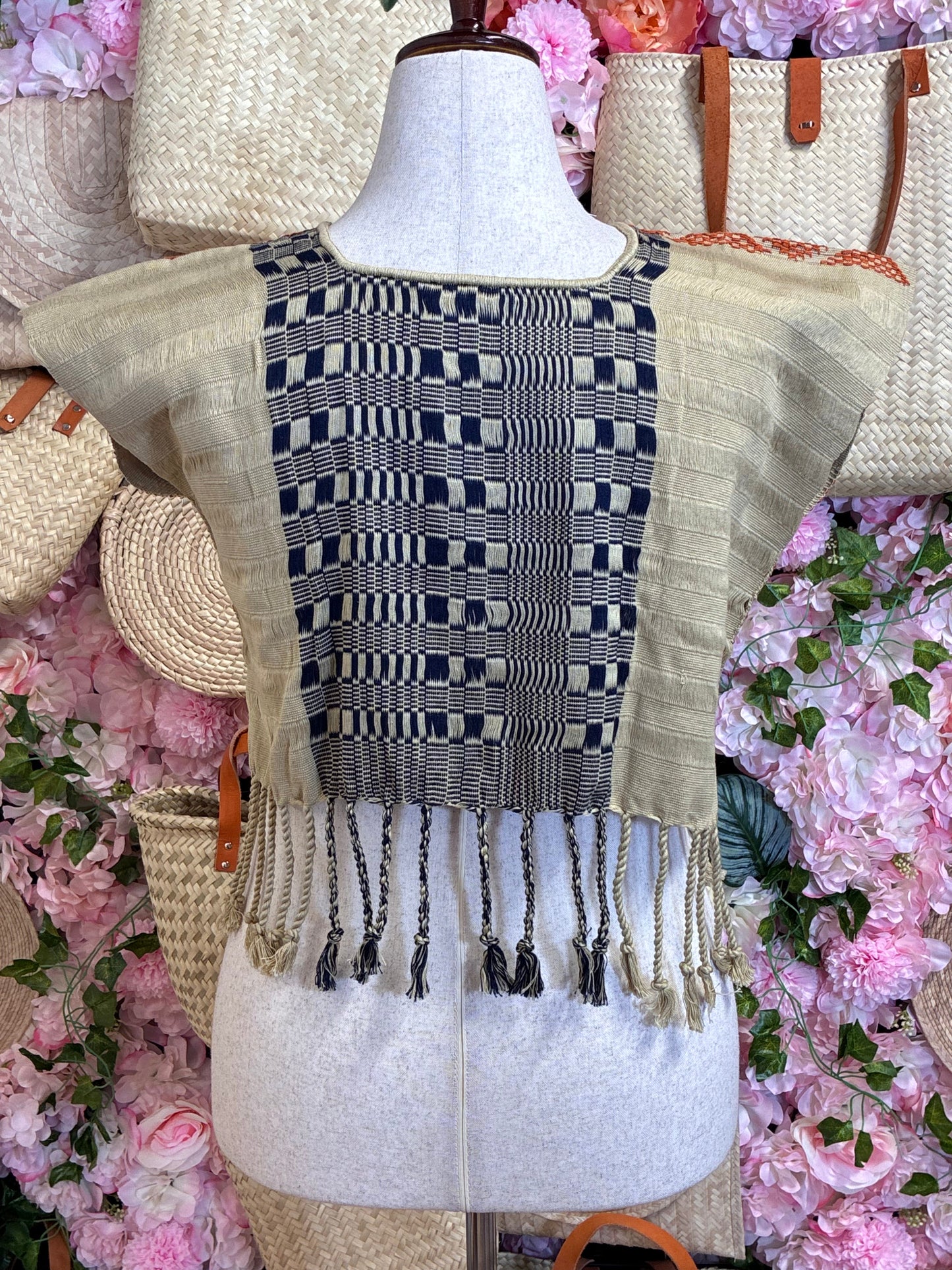 Crop Top Telar de Cintura S