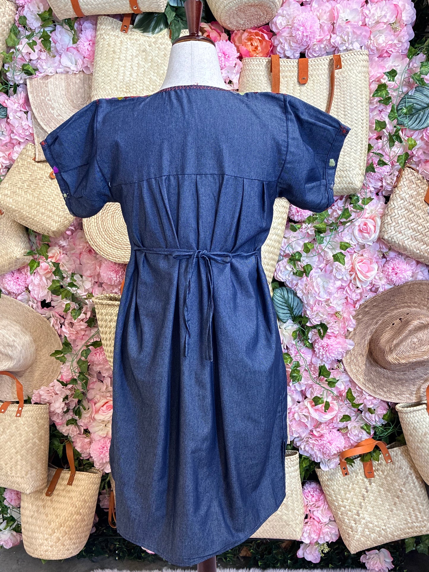 Vestido en Tela de Mezclilla M