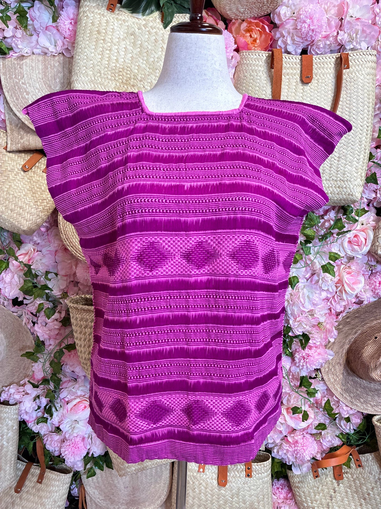 Blusa en Telar Deshilado M/L