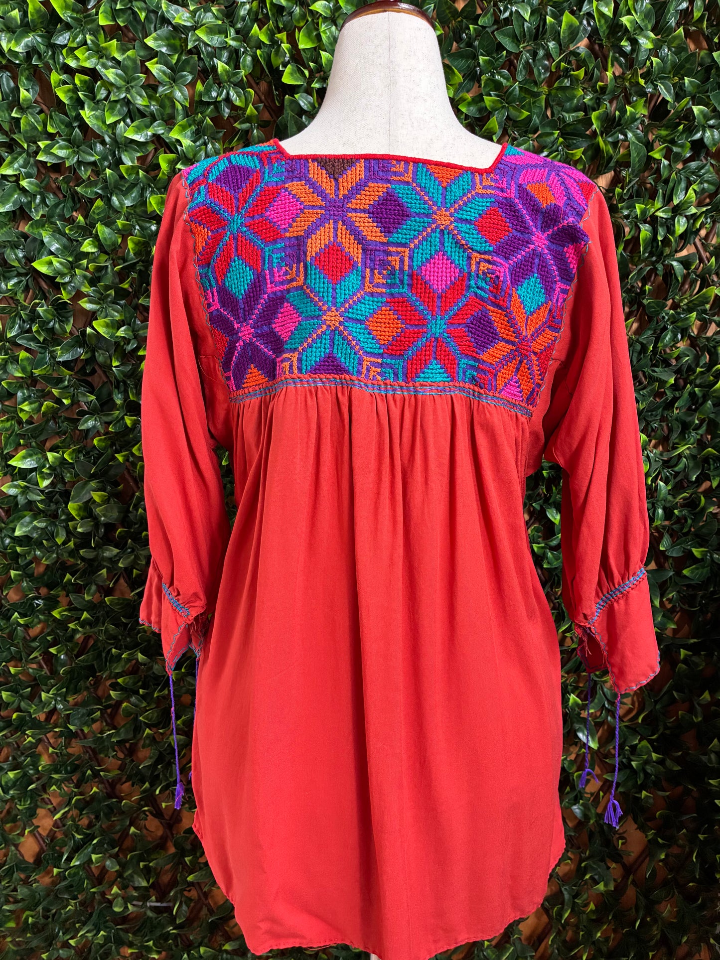 Blusón Artesanal Punto de Cruz