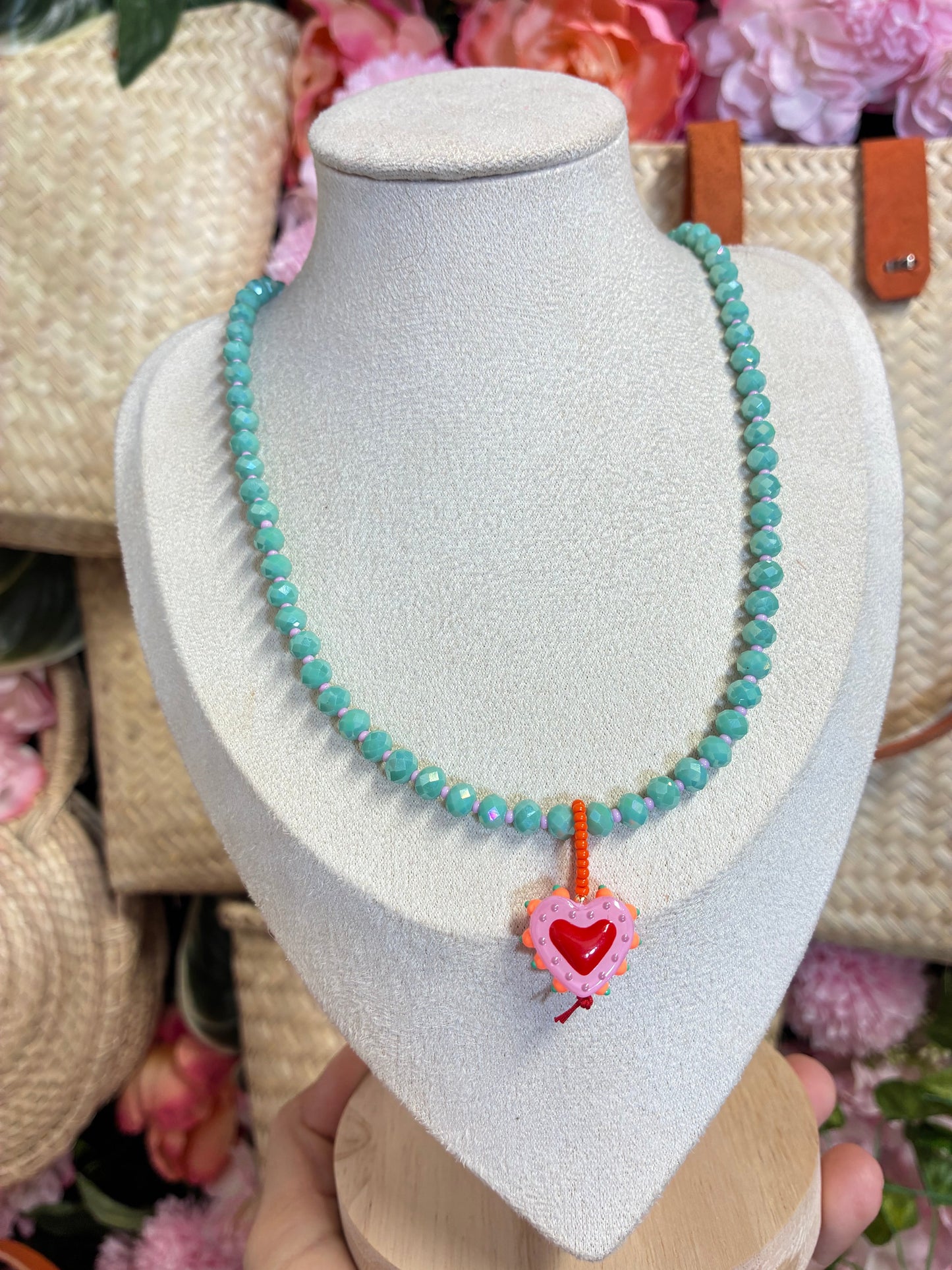Collar Corazón de Verano