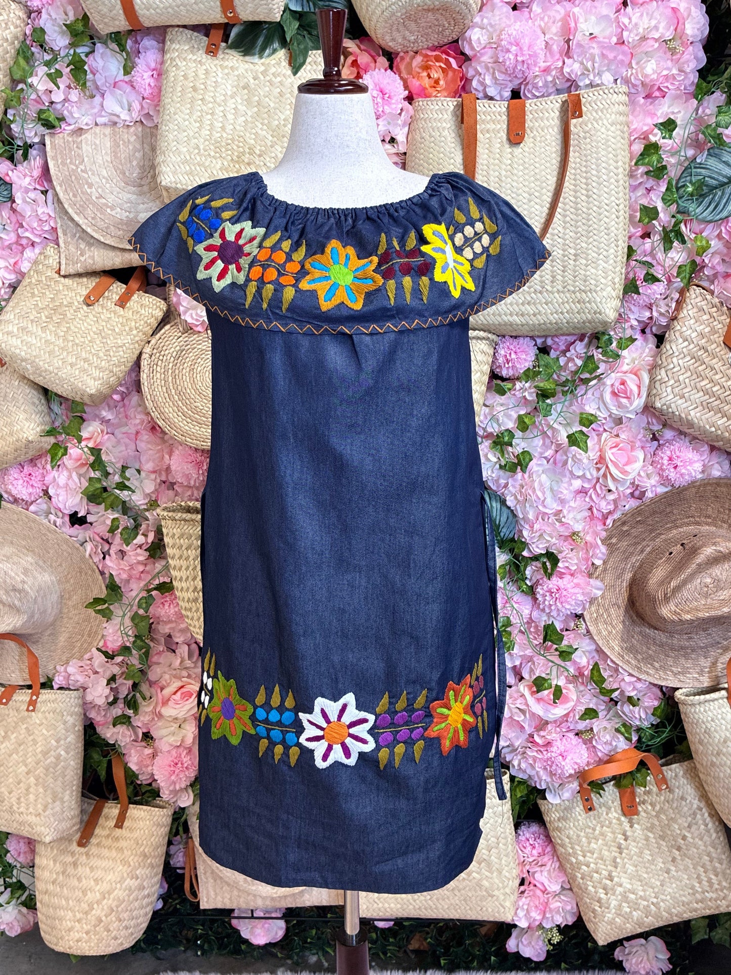 Vestido en Tela de Mezclilla M