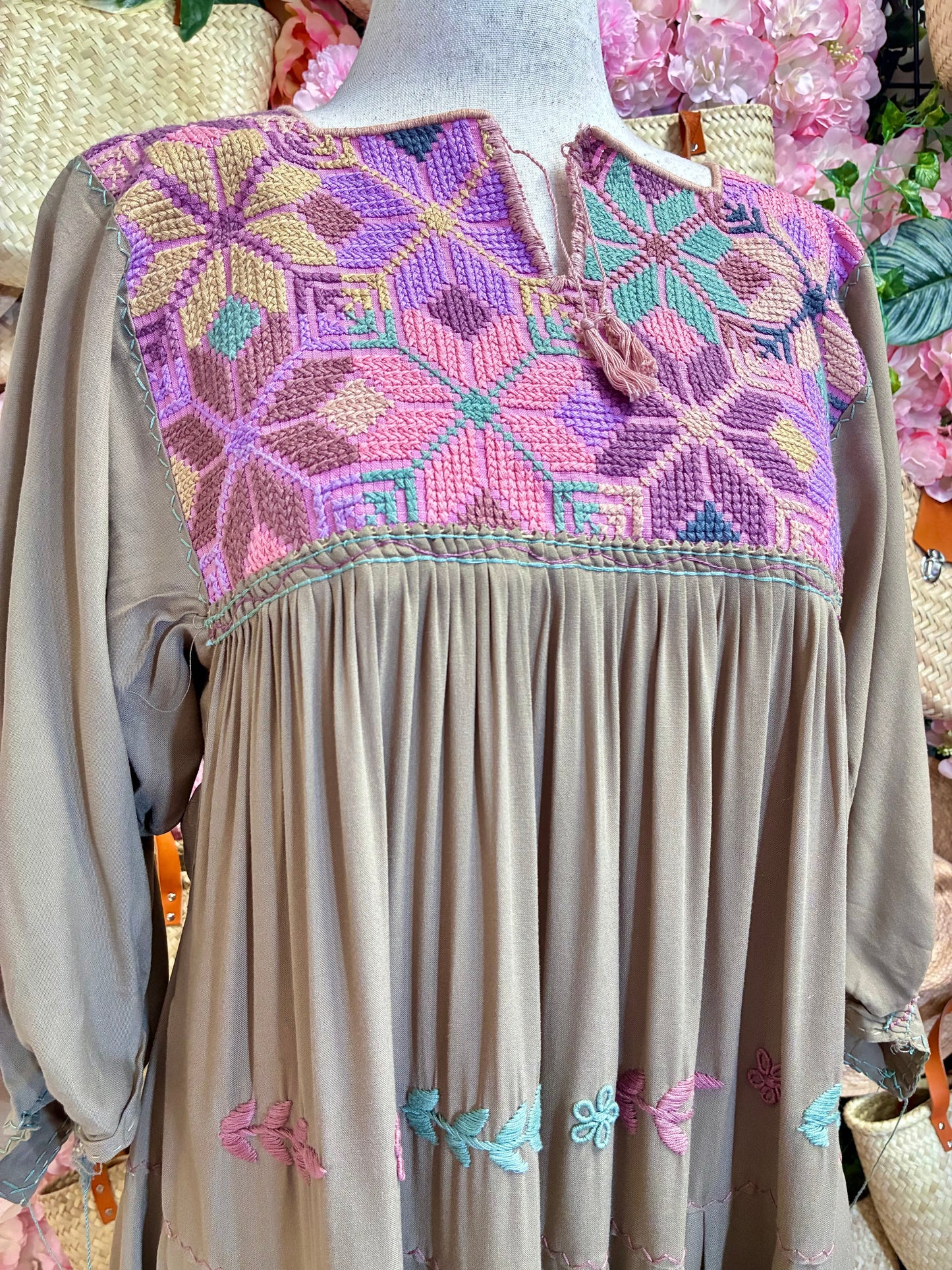Vestido Punto de Cruz L