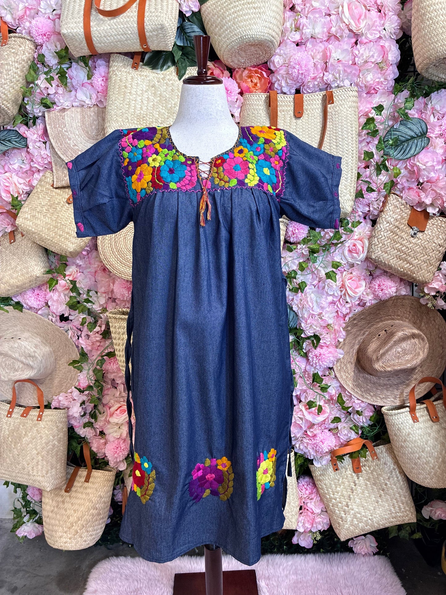 Vestido en Tela de Mezclilla M