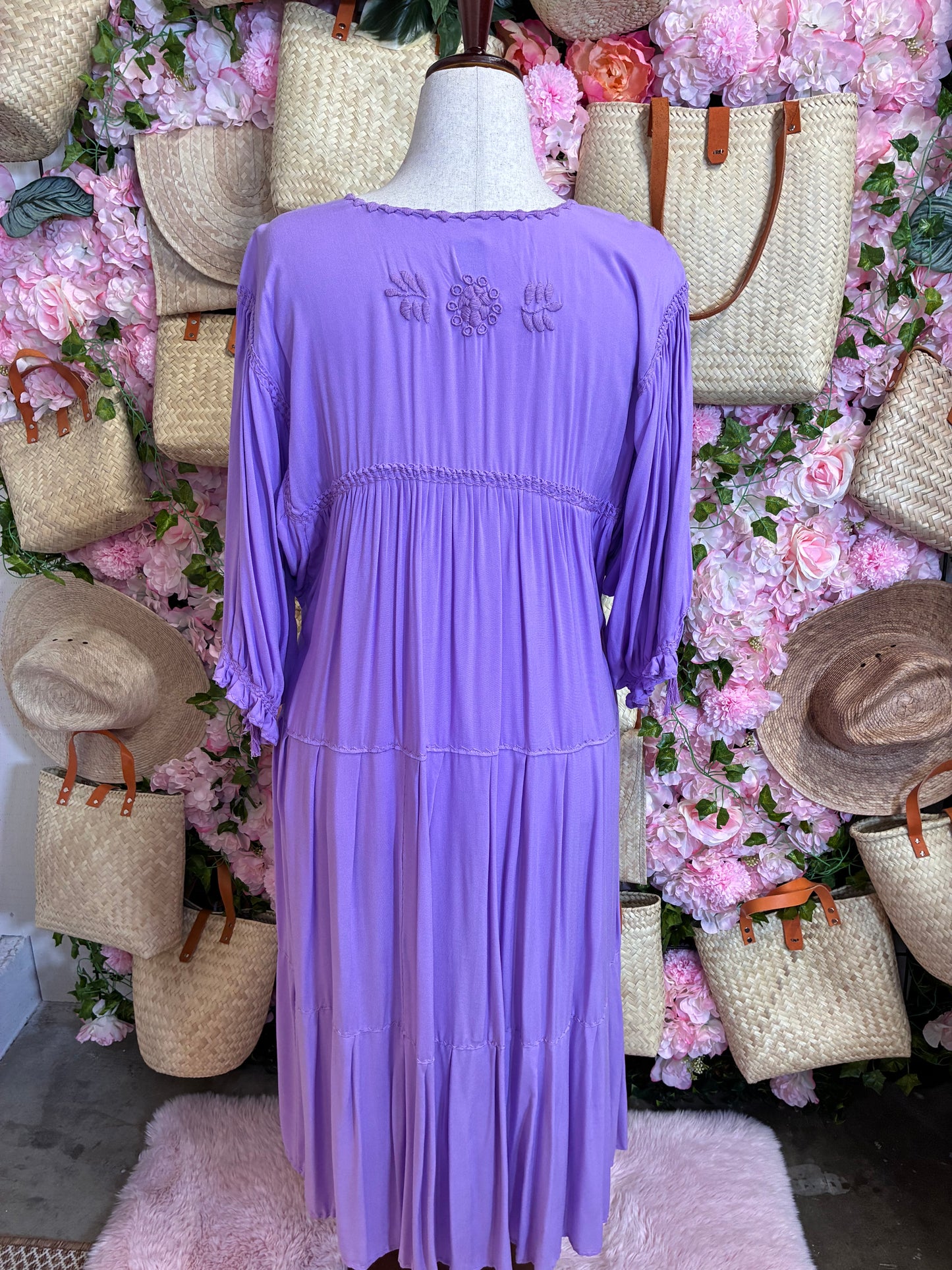 Vestido Bordado Rococó
