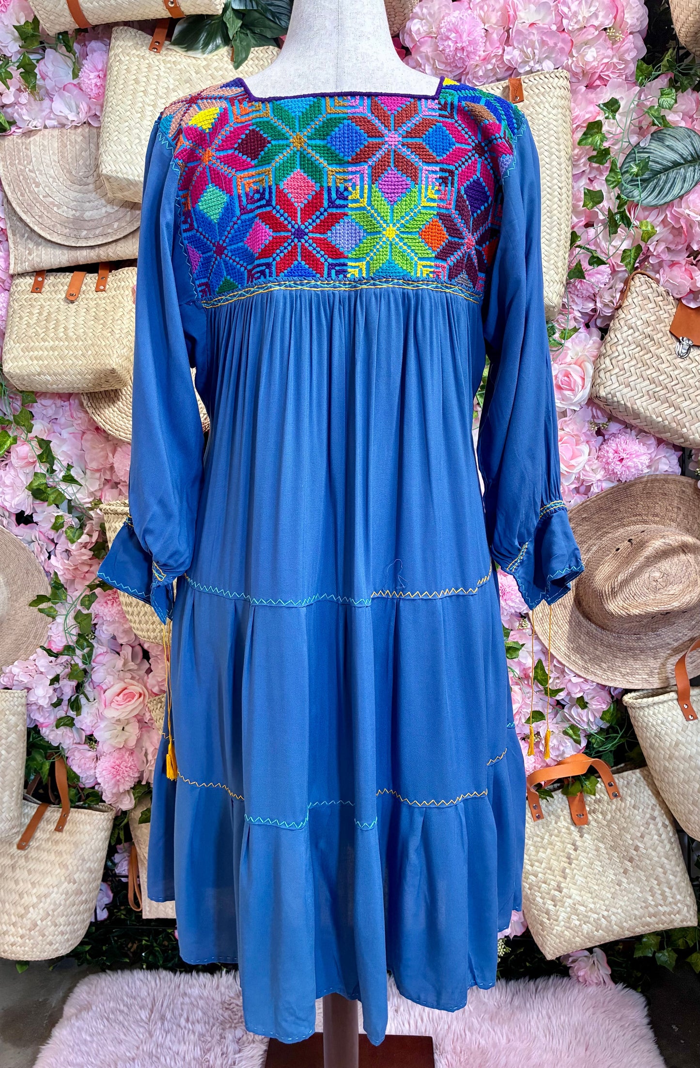 Vestido Punto de Cruz XL