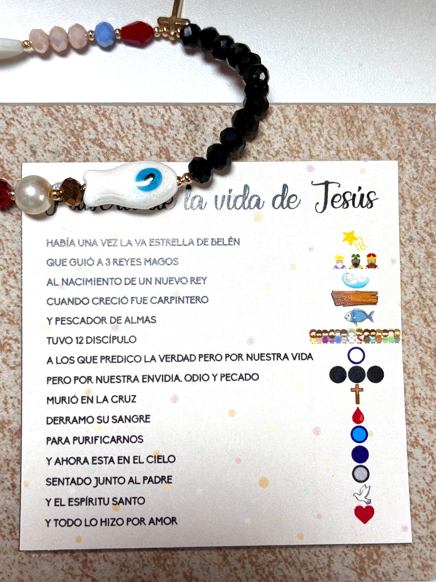 Pulsera de la Vida de Jesús