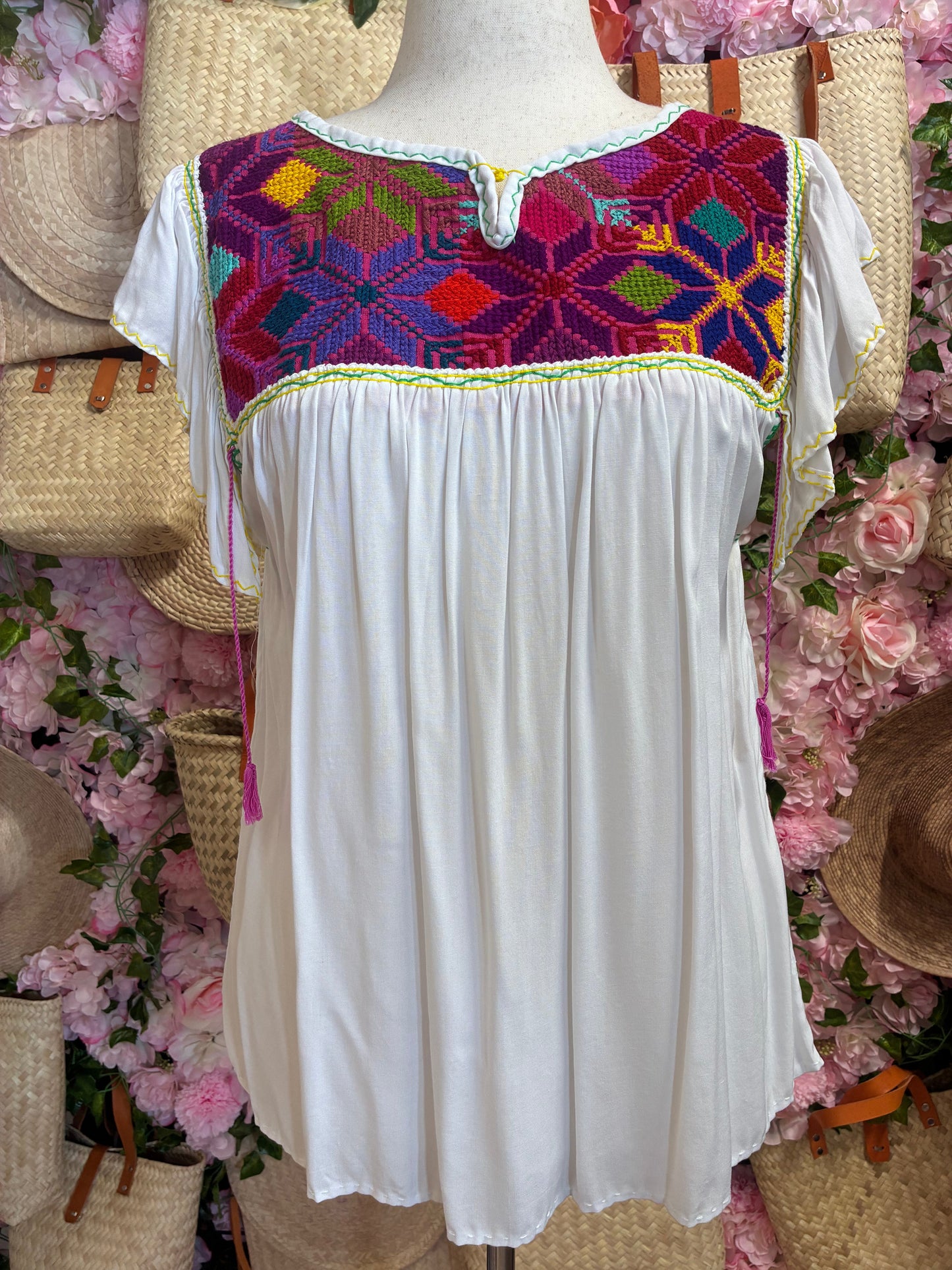 Blusa Punto de Cruz