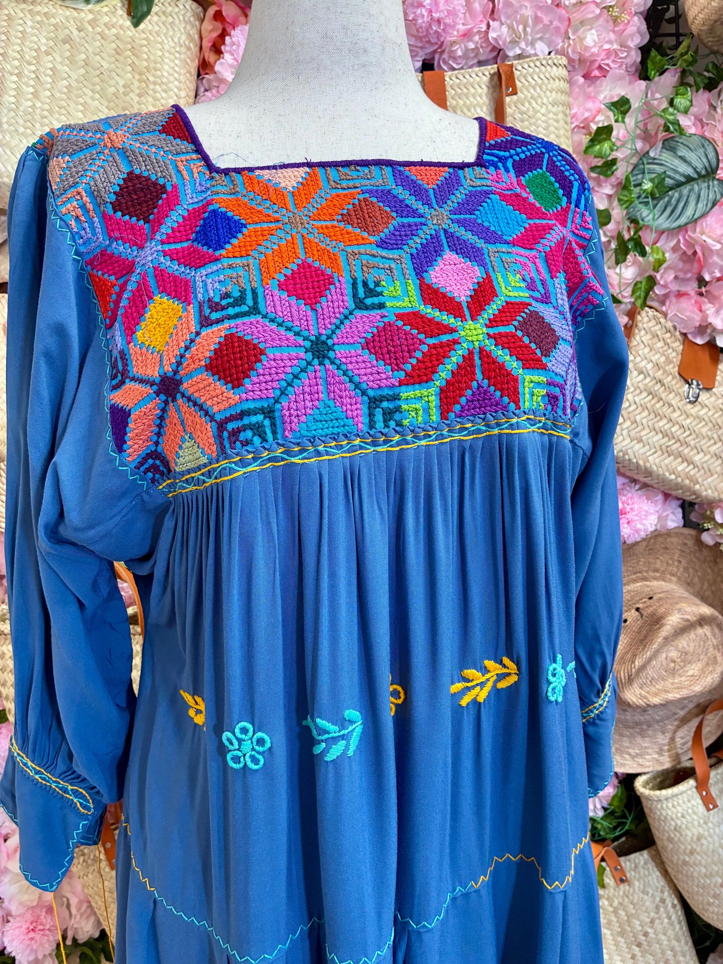 Vestido Punto de Cruz XL
