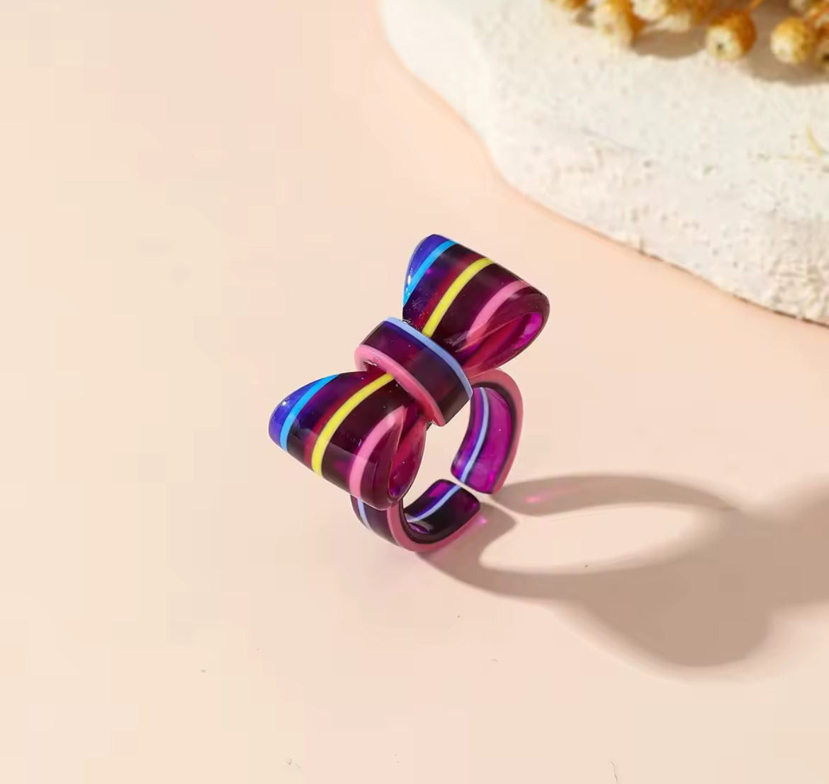 Anillo Moño de Resina
