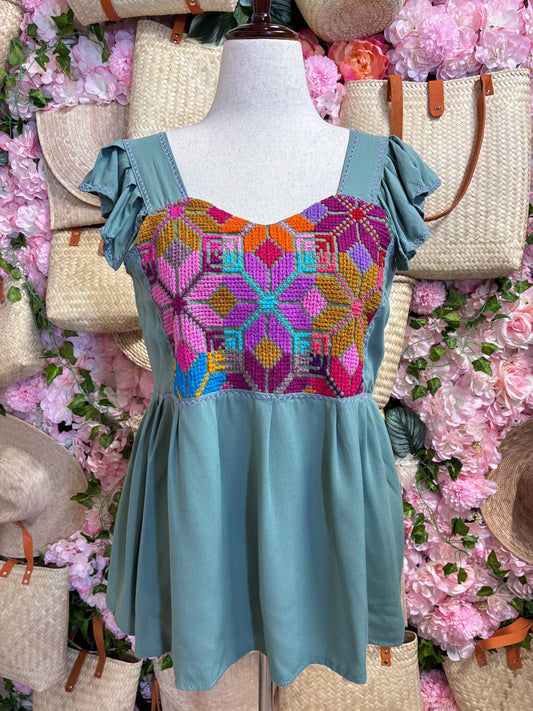 Blusa Punto de Cruz M
