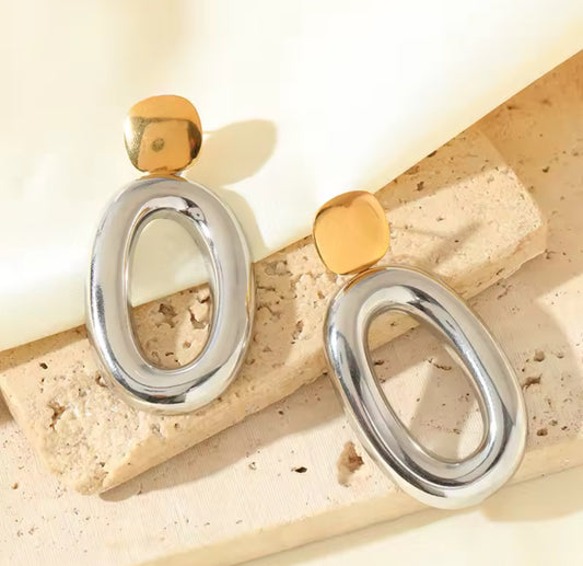 Aretes Zoe - Metales Mixtos