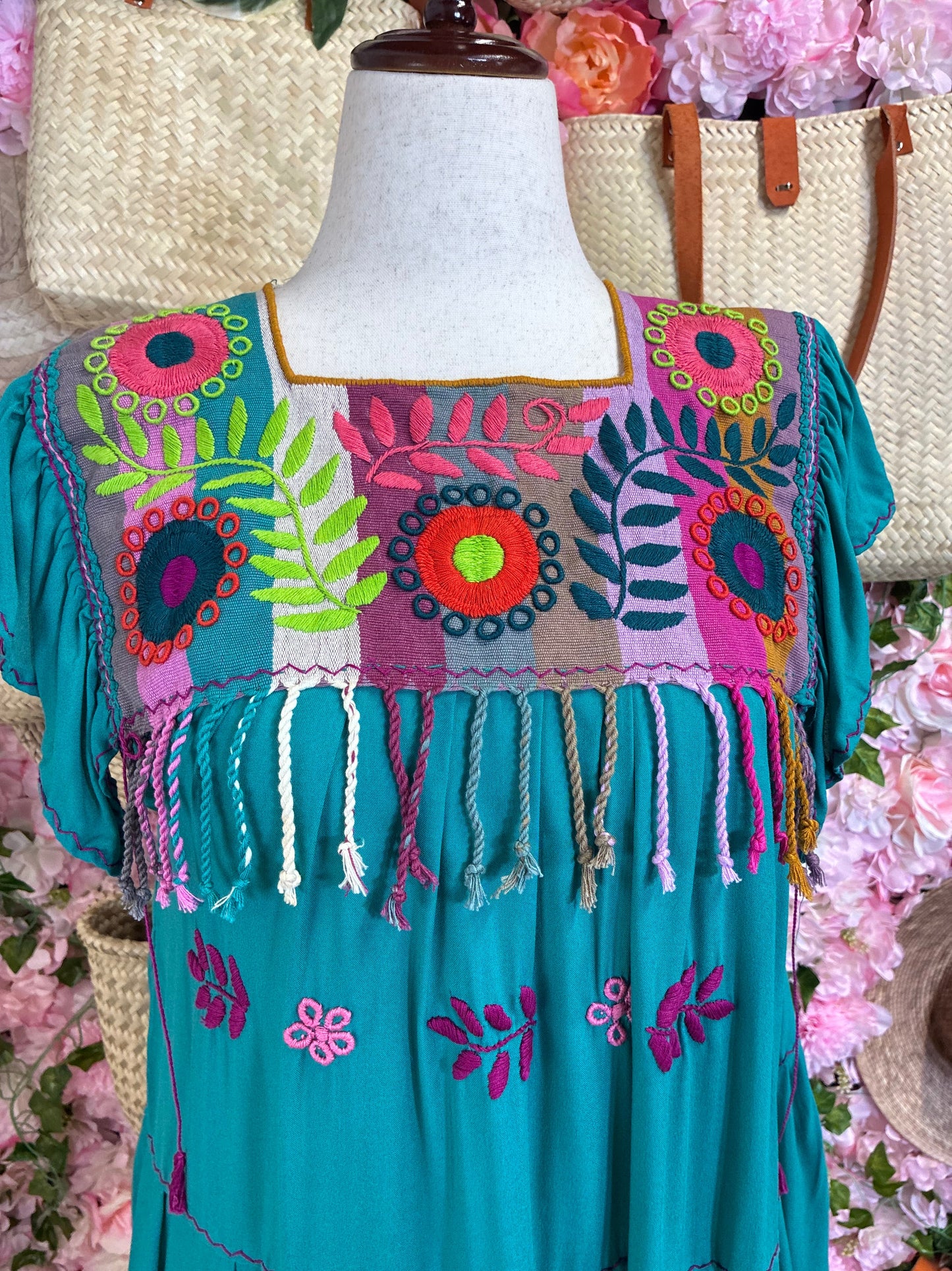 Vestido Bordado Rococó