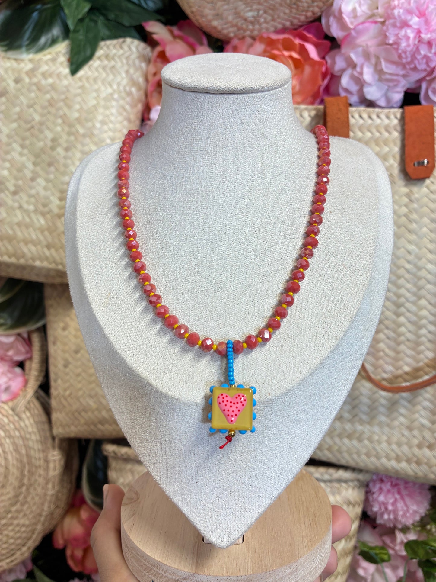 Collar Cuadro de Verano