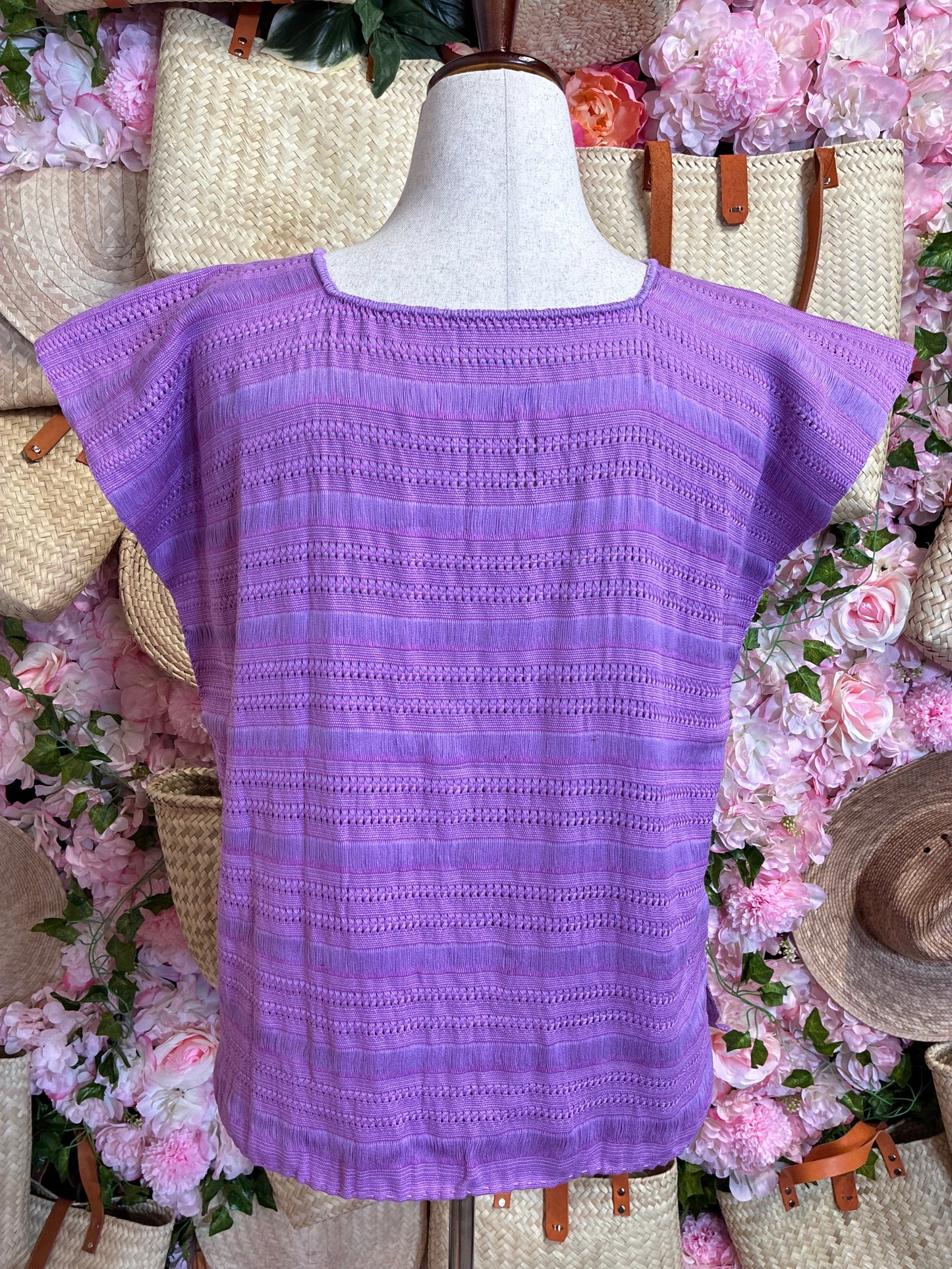 Blusa en Telar Deshilado M/L