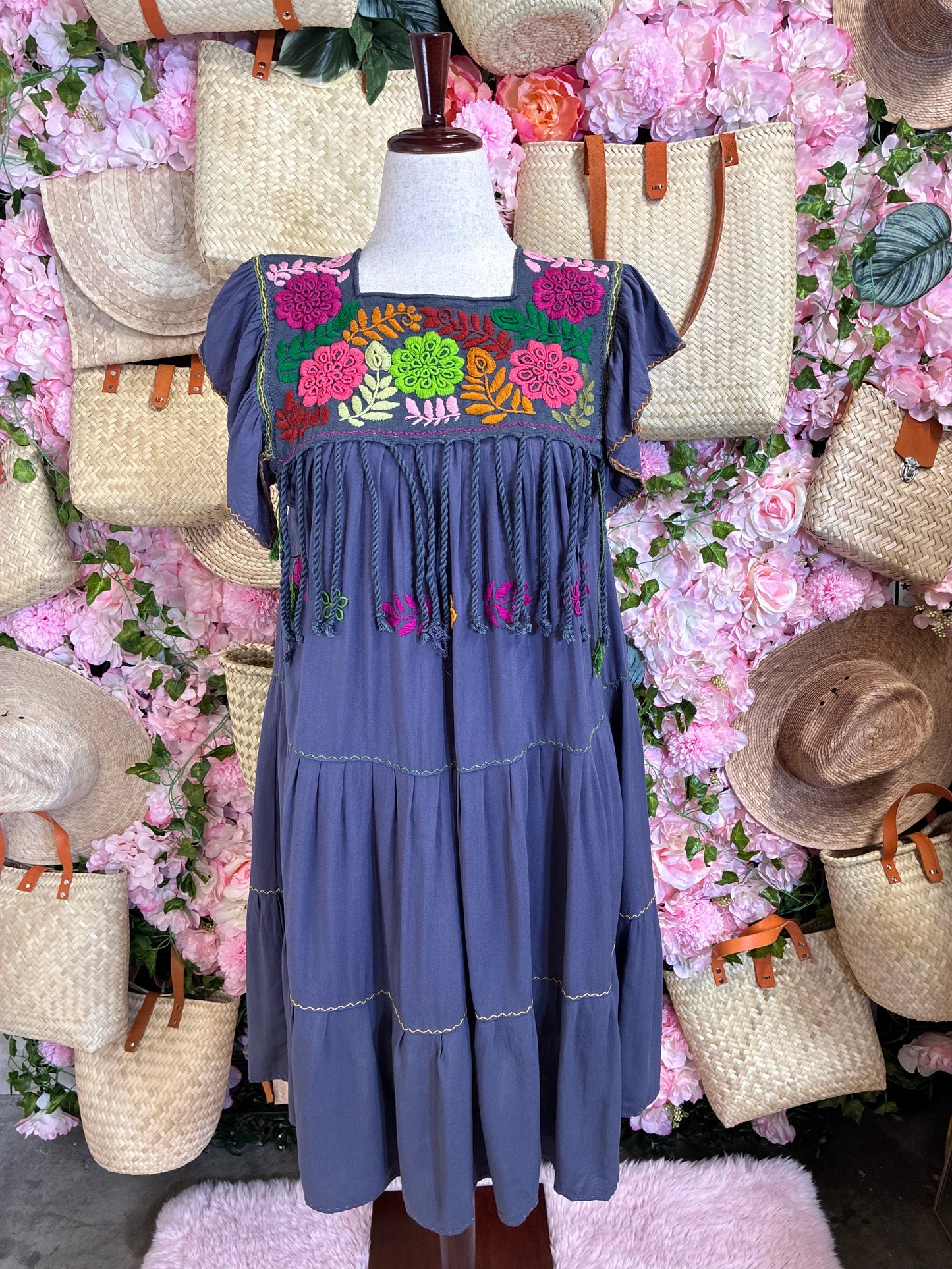 Vestido Bordado Rococó