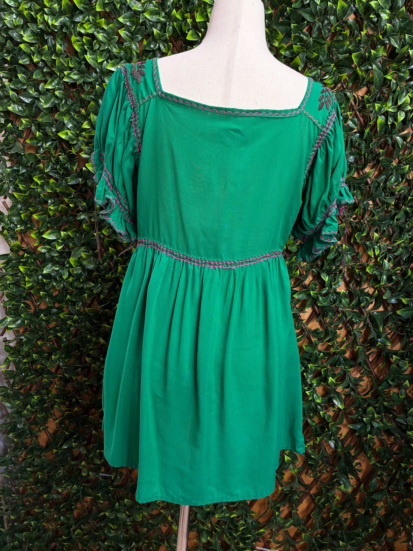 Blusón Punto de Cruz manga corta