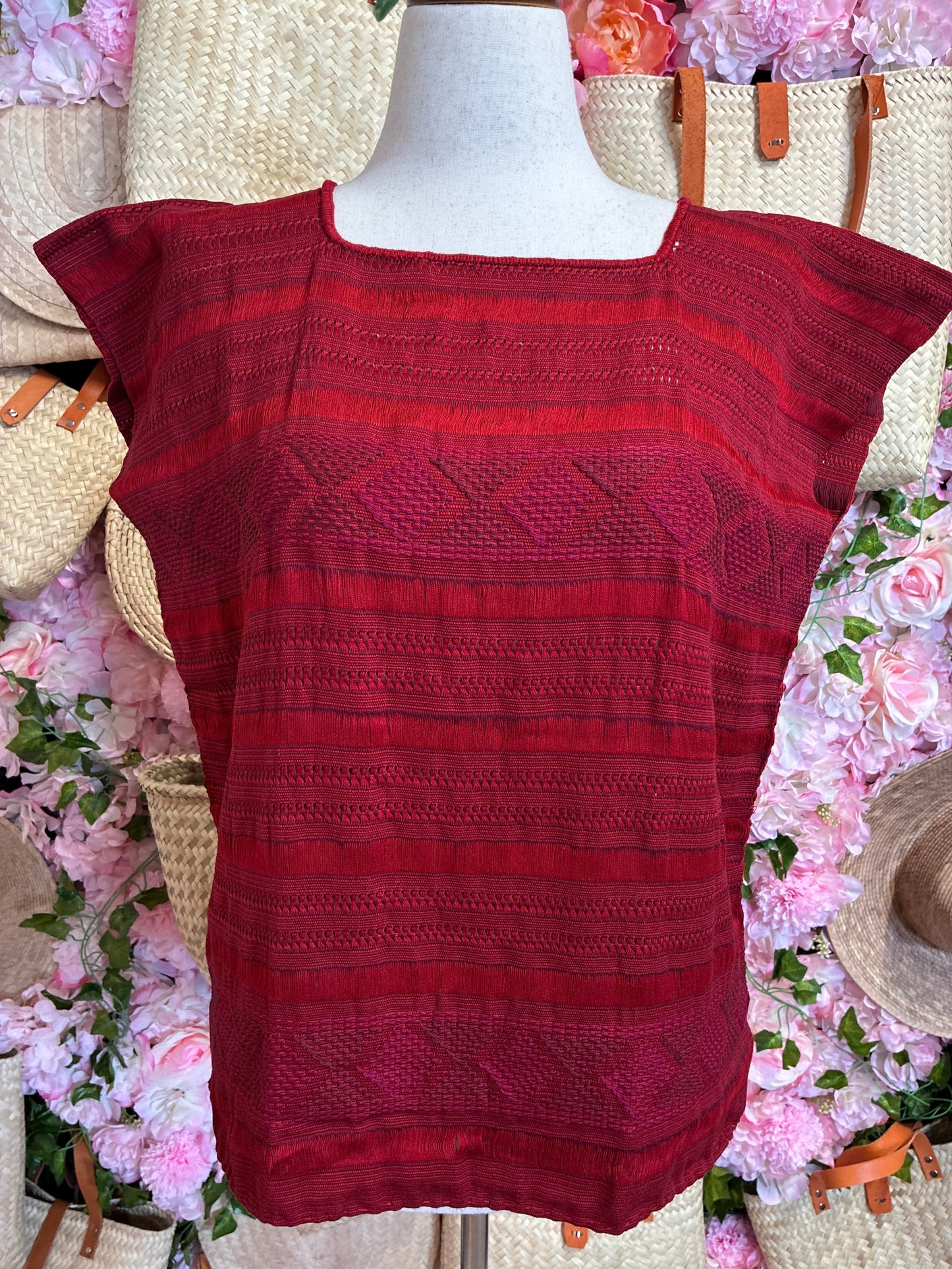 Blusa en Telar Deshilado M