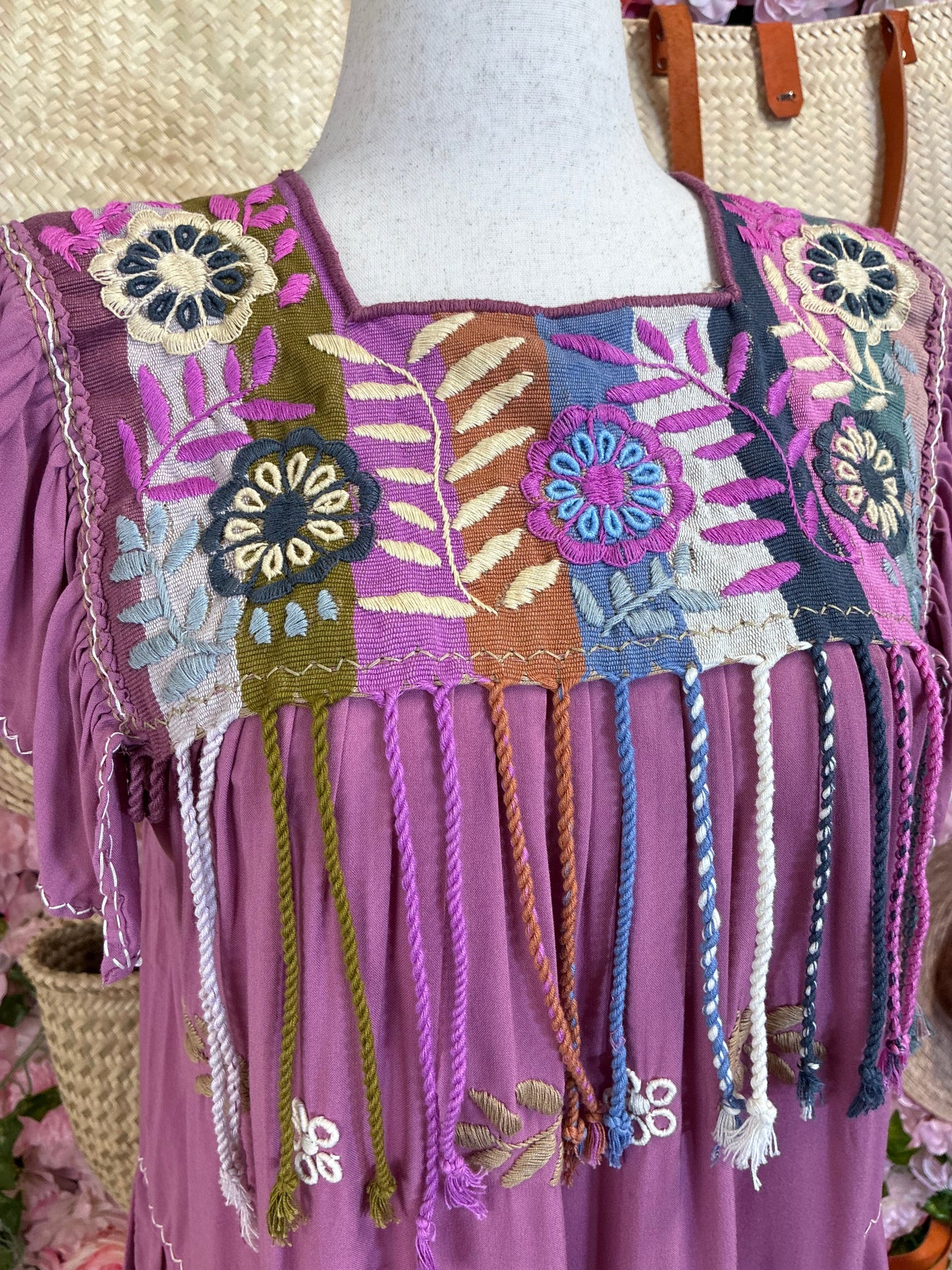 Vestido Bordado Rococó
