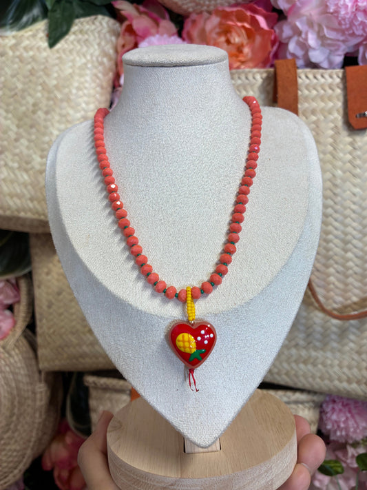 Collar Corazón de Verano