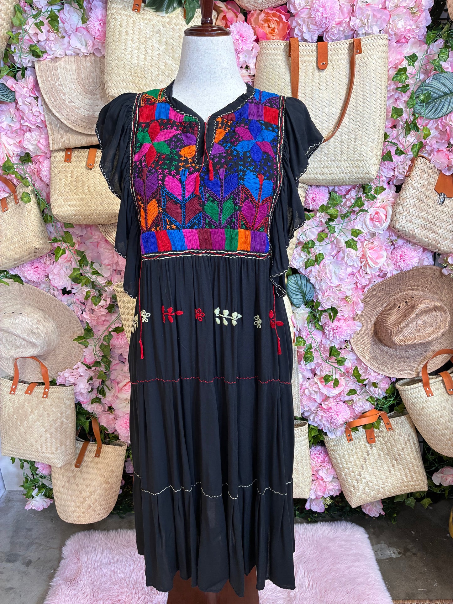 Vestido Bordado de Milpa
