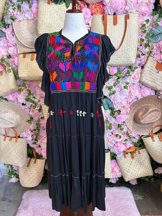 Vestido Bordado de Milpa