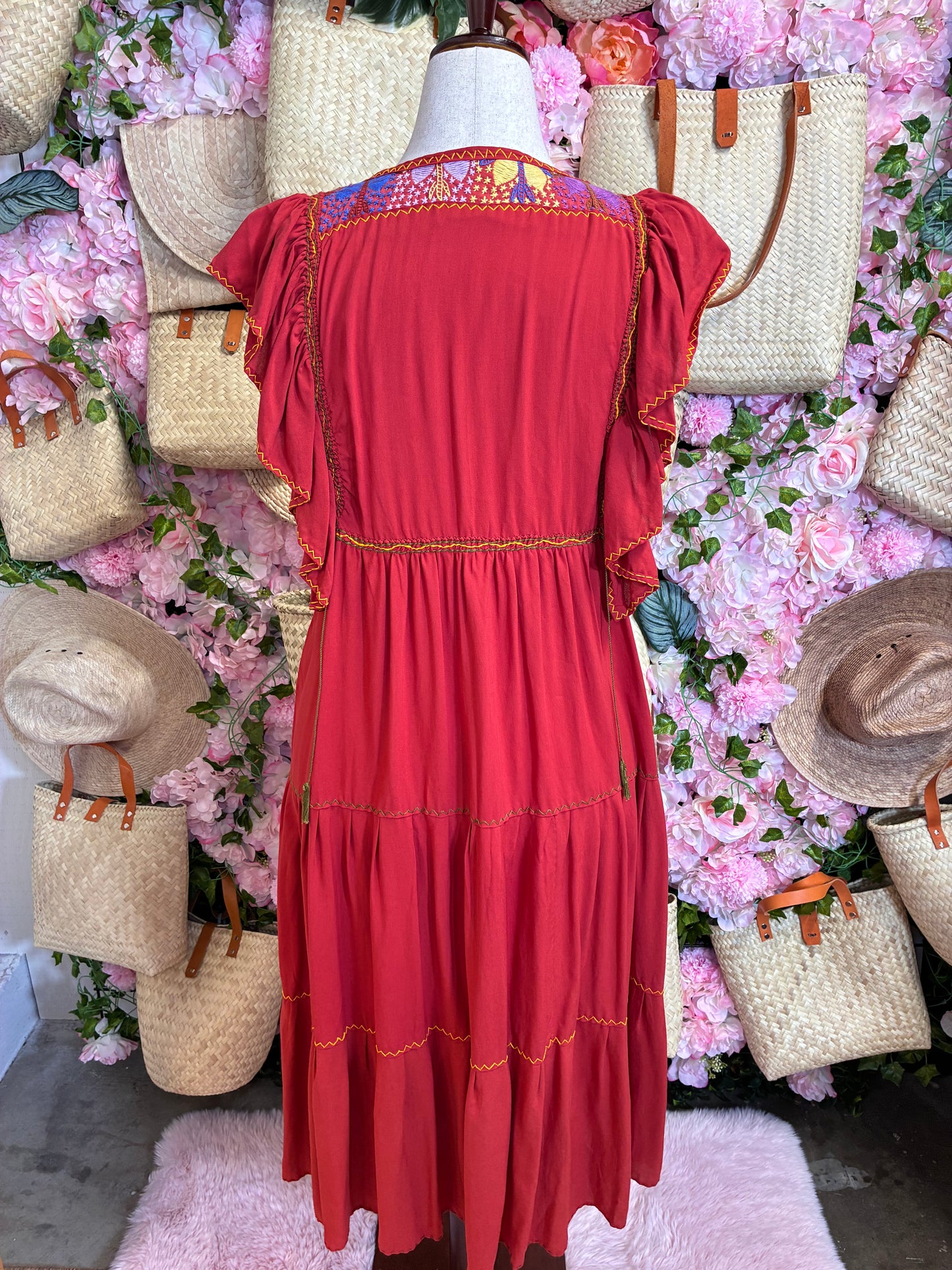 Vestido Bordado de Milpa