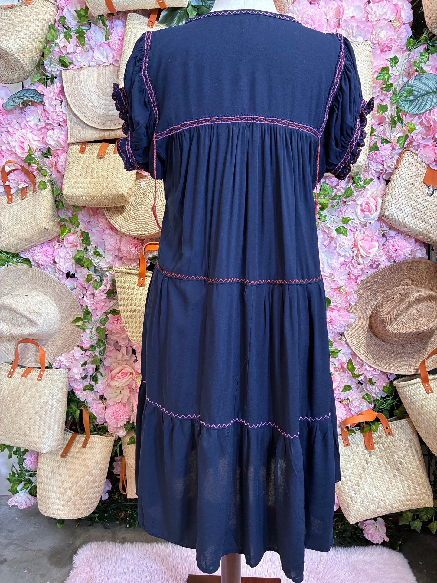 Vestido Punto de Cruz